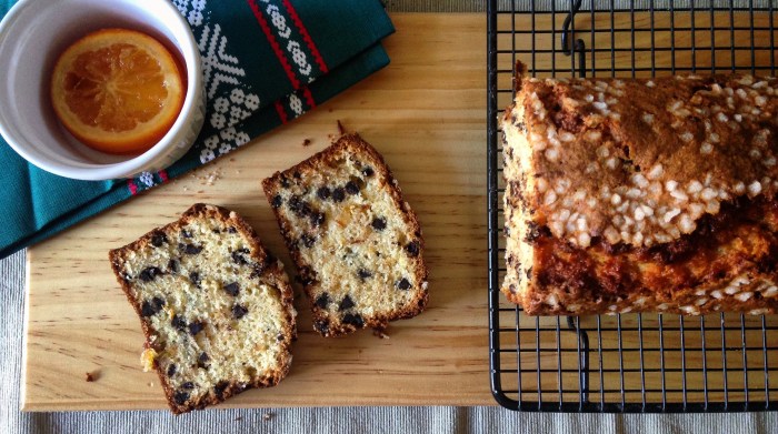 bizcocho de naranja y chocolate