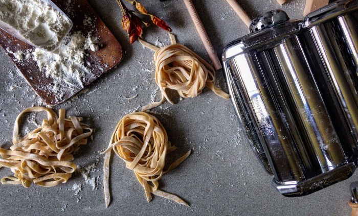 Pasta fresca. Tallarines.